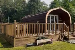 Afon Giedd Pod at Woodland Glamping at Cwmtawe Uchaf Farm