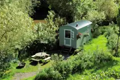 Shepherd's Hut (Optional Hot Tub) at Rocombe Valley Retreat