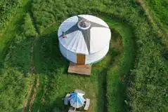 Pine Yurt (Optional Hot Tub) at Rocombe Valley Retreat