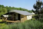 Safari Tent (Optional Hot Tub) at Rocombe Valley Retreat
