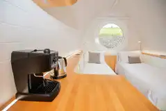 Glamping pod coffee machine