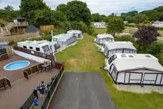 Fully Serviced Hardstanding Pitches at Calloose Holiday Park