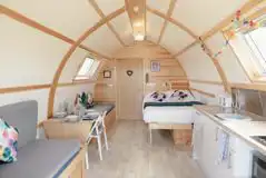 Ensuite Accessible Large Pod With Hot Tub (Dog Friendly) at Wigwam Holidays Aberystwyth