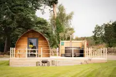 Accessible Glamping Lodge With Optional Hot Tub (Pet Friendly) at Wigwam Holidays Eden Valley