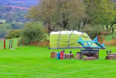 Grass Tent Pitches 6m (Optional Electric) at Spring Field Dark Skies Eco Camp