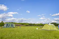 Non Electric Grass Tent Pitches at Big Skies - Cotswold Glamping