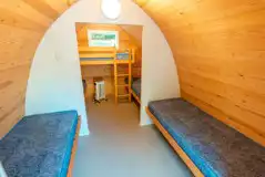 Camping pod (5 person) interior