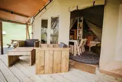 Safari Tents at Ty Llewelyn Glamping and Camping