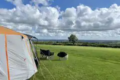 Electric Grass Tent Pitch at Bloomfield Farm Certificated Site