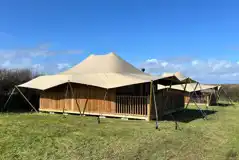 Rame View Safari Tent at Tregantle Farm Eco Glamp Site
