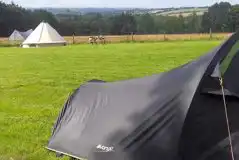 Noel's Field Camping Pitch at Westdown Farm Wild Camping and Caravanning Certificated Site