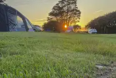 Small Electric Grass Pitch at Gunwalloe Caravan Park