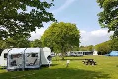 Premium Electric Grass Pitches at Little Winnick Touring Park