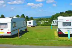 Electric Grass Touring Pitches at Melin Rhos Caravan Park
