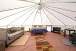 Furnished bell tent