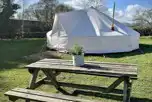 Bell Tent (Two Single Beds) at Brosterfield Caravan Park
