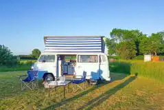 Extra Large Non Electric Campervan Pitch at Driftways Glamping and Camping