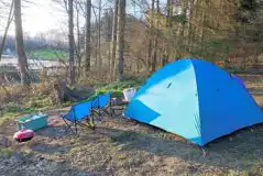 Non Electric Forest Floor Pitches (Large) at Church Stretton Camp and Fish