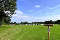 Non Electric Grass Tent Pitches at New Green End Farm