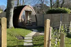 Snuggle Wood Glamping Pod at Two Hoots Glamping Site