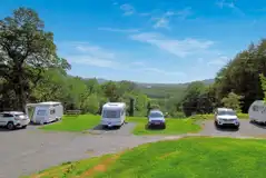 Fully Serviced Hardstanding Touring Pitches at Gwerniago Camping Site