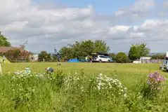 Non Electric Grass Pitches at Wolds Way Caravan and Camping