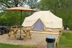 Hideaway bell tent exterior Hideaway bell tent exterior