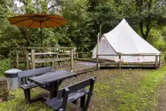 Lands end bell tent