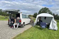 Non Electric Gravel Campervan Pitches at Crake Trees Manor