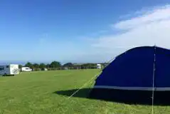 Electric All Weather Sea View Pitches at Bay View Farmers Campsite