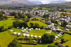 Electric Grass Pitches at Twll Y Clawdd Touring and Camping Park