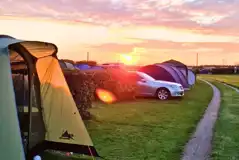 Electric Grass Pitches at Treverven Farm Camping