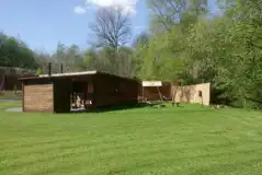 Cabin By The River at Camp Cynrig Glamping Village