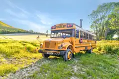 Glamping School Bus at Skoolie Stays