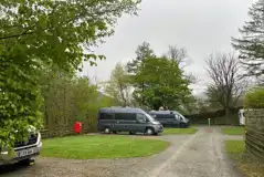 Large Electric Hardstanding Campervan Pitches (No Awnings) at Sykeside Camping Park