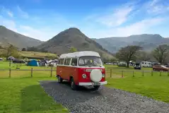 Large Electric Hardstanding Campervan Pitches (Awnings Allowed) at Sykeside Camping Park