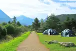 Non Electric Grass Backpacker Pitches at Glen Nevis Caravan and Camping Park