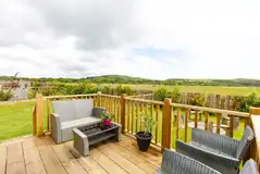 The Hedgehogs Hideout decking The Hedgehogs Hideout decking