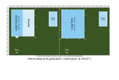 XL non electric grass pitches