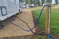 Electric and water hook up