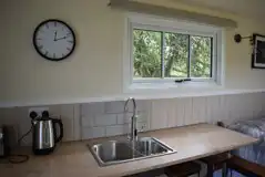 Shepherd's hut sink