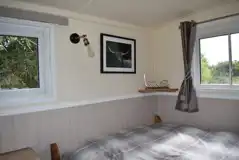 Shepherd's hut interior