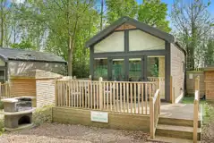 Premium lodge with hot tub