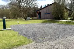 Fully serviced hardstanding pitches with 16 amp electric, water and grey waste Fully serviced hardstanding pitches with 16 amp electric, water and grey waste