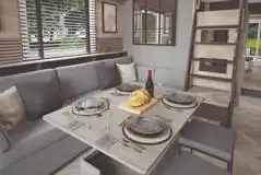 Ensuite Glamping Cabin dining area