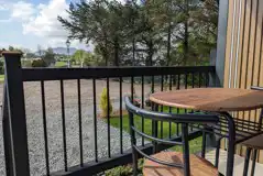 Blencathra camping pod outdoor seating