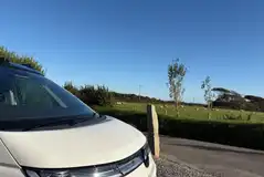 Small hardstanding pitch