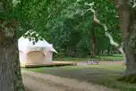 Unfurnished bell tent