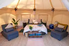 Furnished bell tents