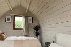 Glamping pod bedroom Glamping pod bedroom